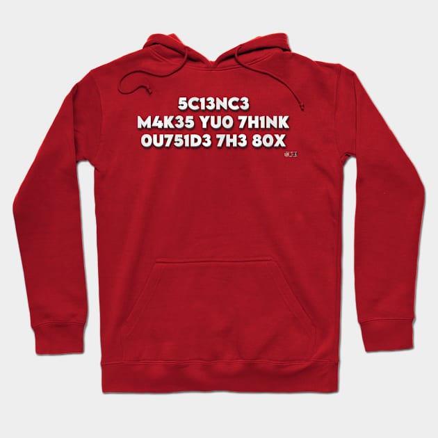 Science Makes You Think by focusln Hoodie by Darn Doggie Club by focusln